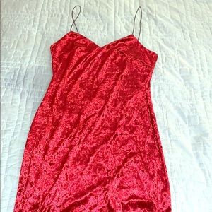 Velvet sexy dress